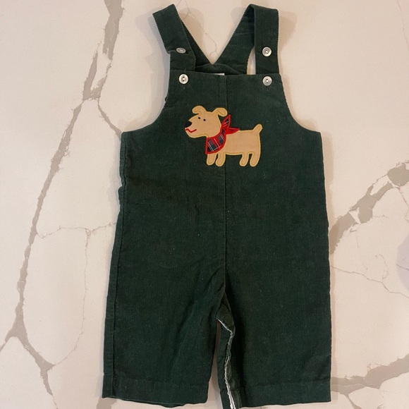 Betti Terell Other - Betti Terell green corduroy overalls
